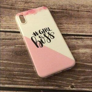 #girlboss iPhone X Case NWOT